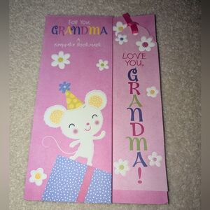 Grandma Birthday Card And Bookmark